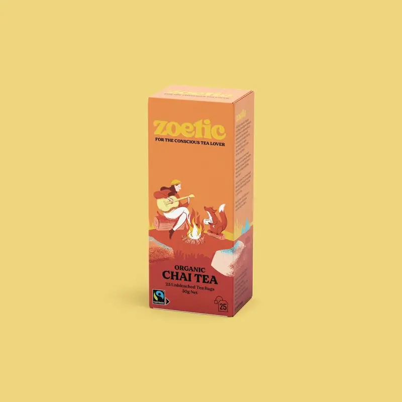 Zoetic Chai Spice Tea – 25 Individually Wrapped Bags 1